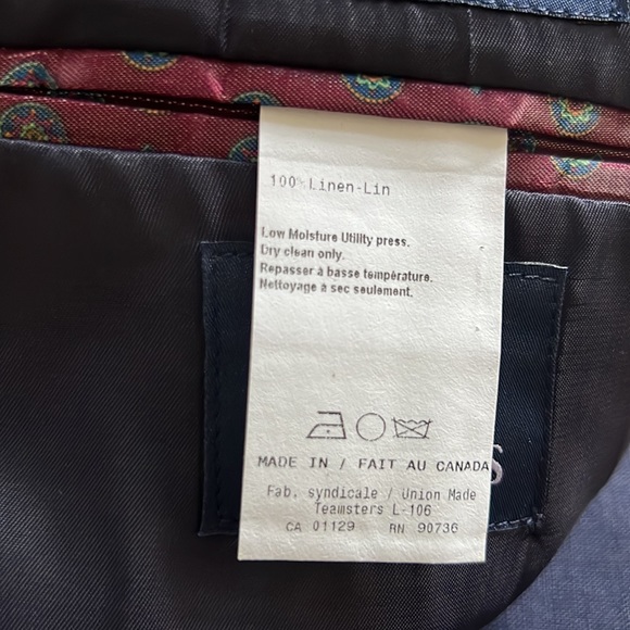 HOST PICK.Ralph Lauren Classic Fit Fine Tailoring 100% Linen Suit and Pants Set. - Picture 13 of 17